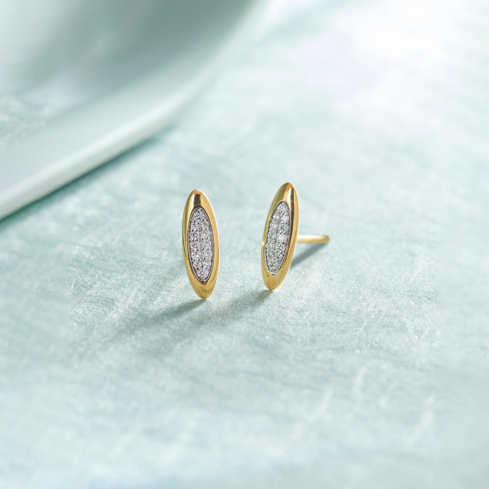 Sleek Oval Studs