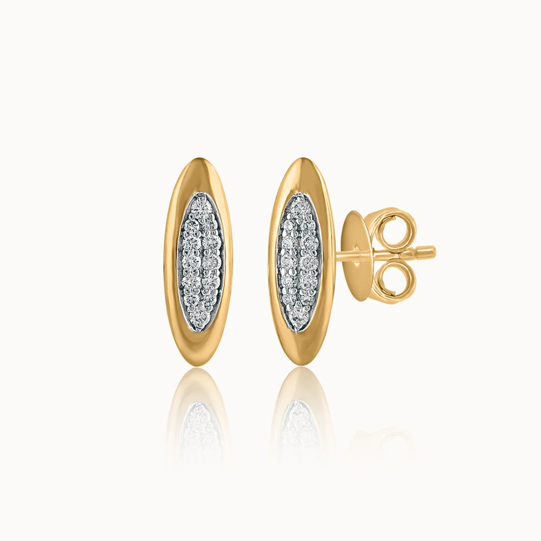Sleek Oval Studs - Image 3