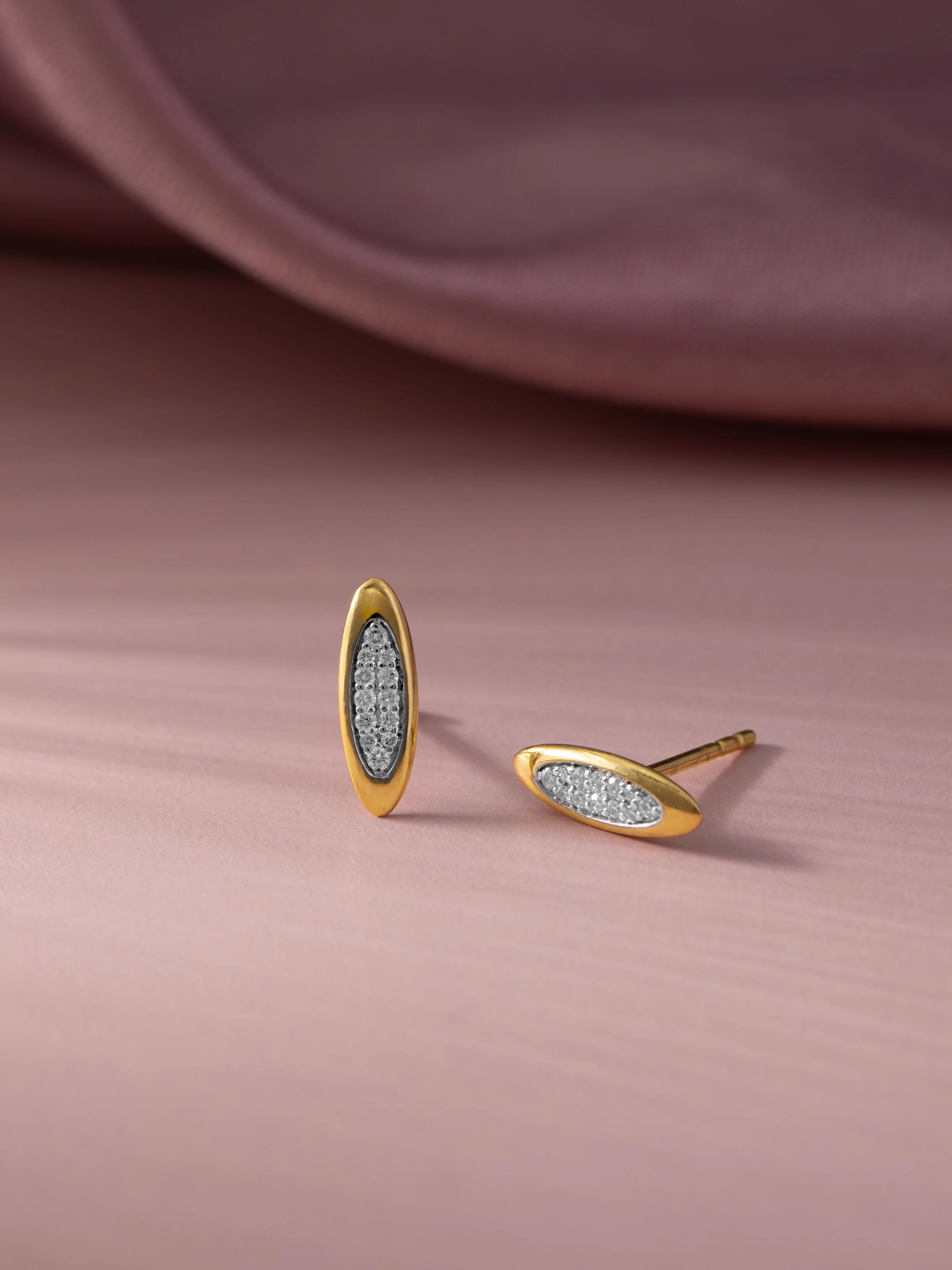 Sleek Oval Studs - Image 5