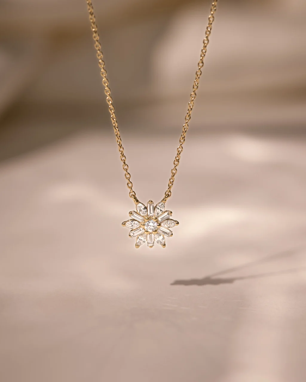 Snowflake Diamond Necklace - Image 5