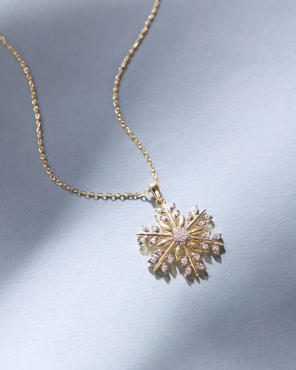 Snowflake Glow Diamond Necklace - Image 5