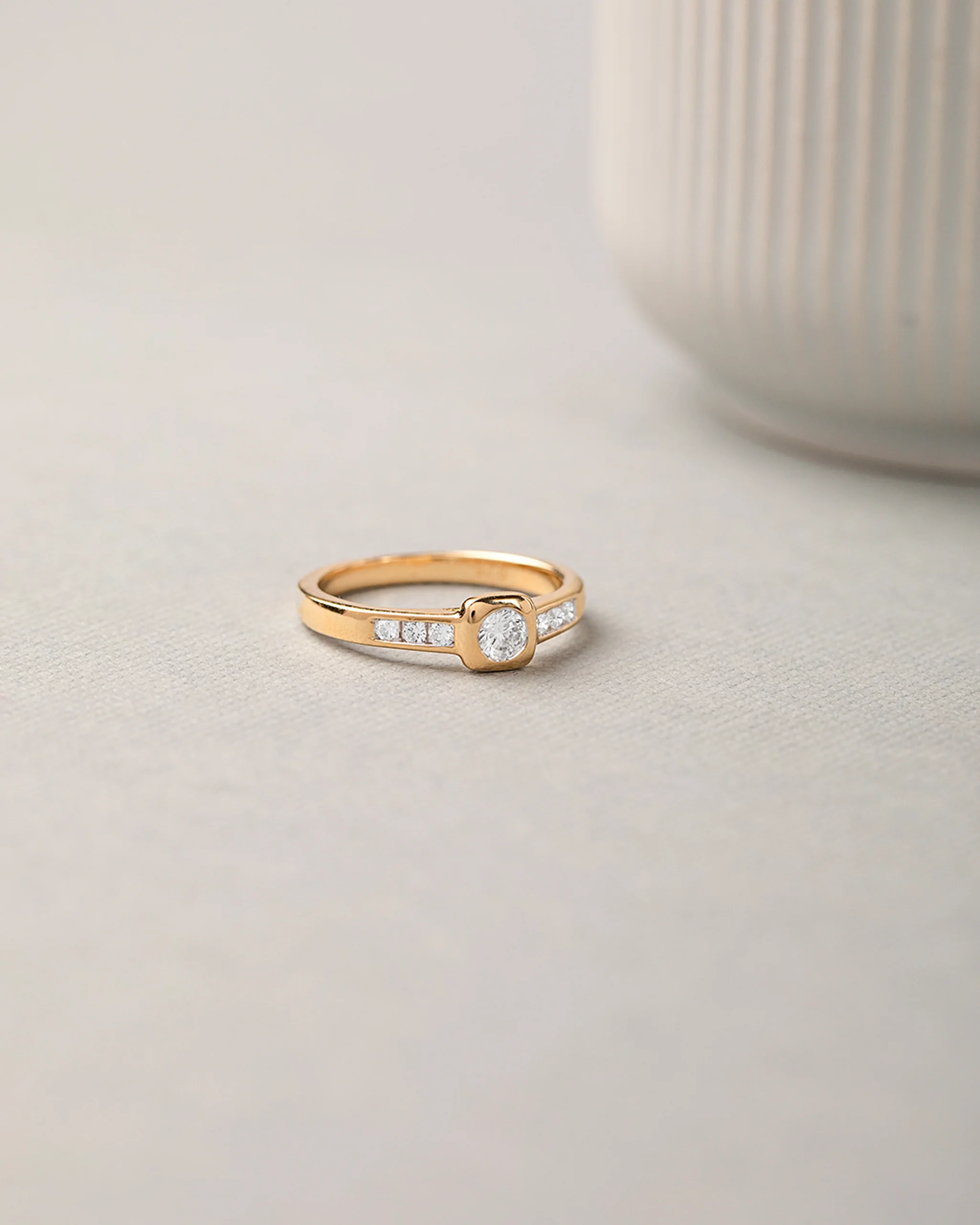 Square Solitaire Ring - Image 5