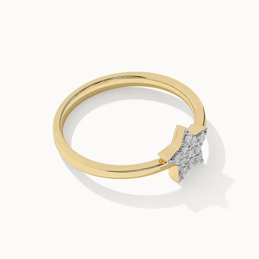 Star Pave Diamond Ring - Image 6
