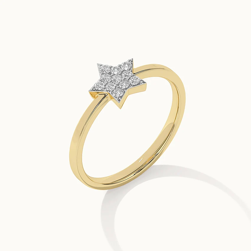 Star Pave Diamond Ring - Image 7