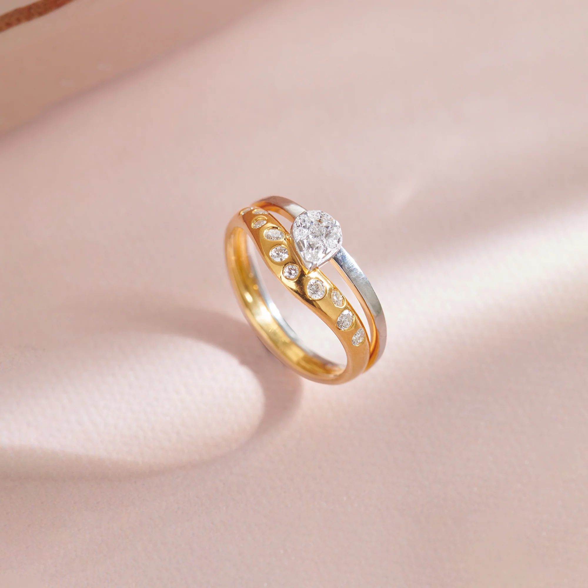 Starlight Chevron Ring
