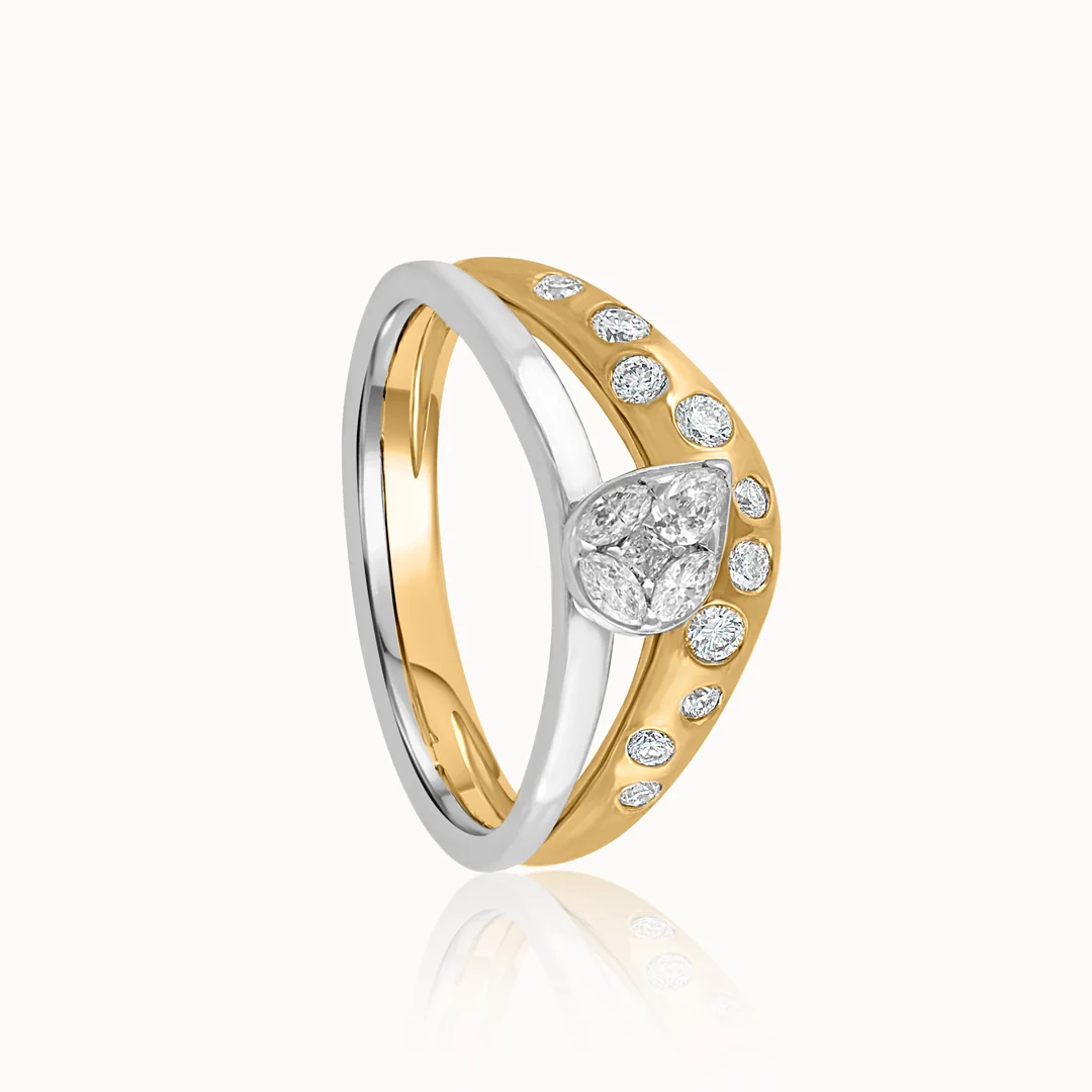 Starlight Chevron Ring - Image 3