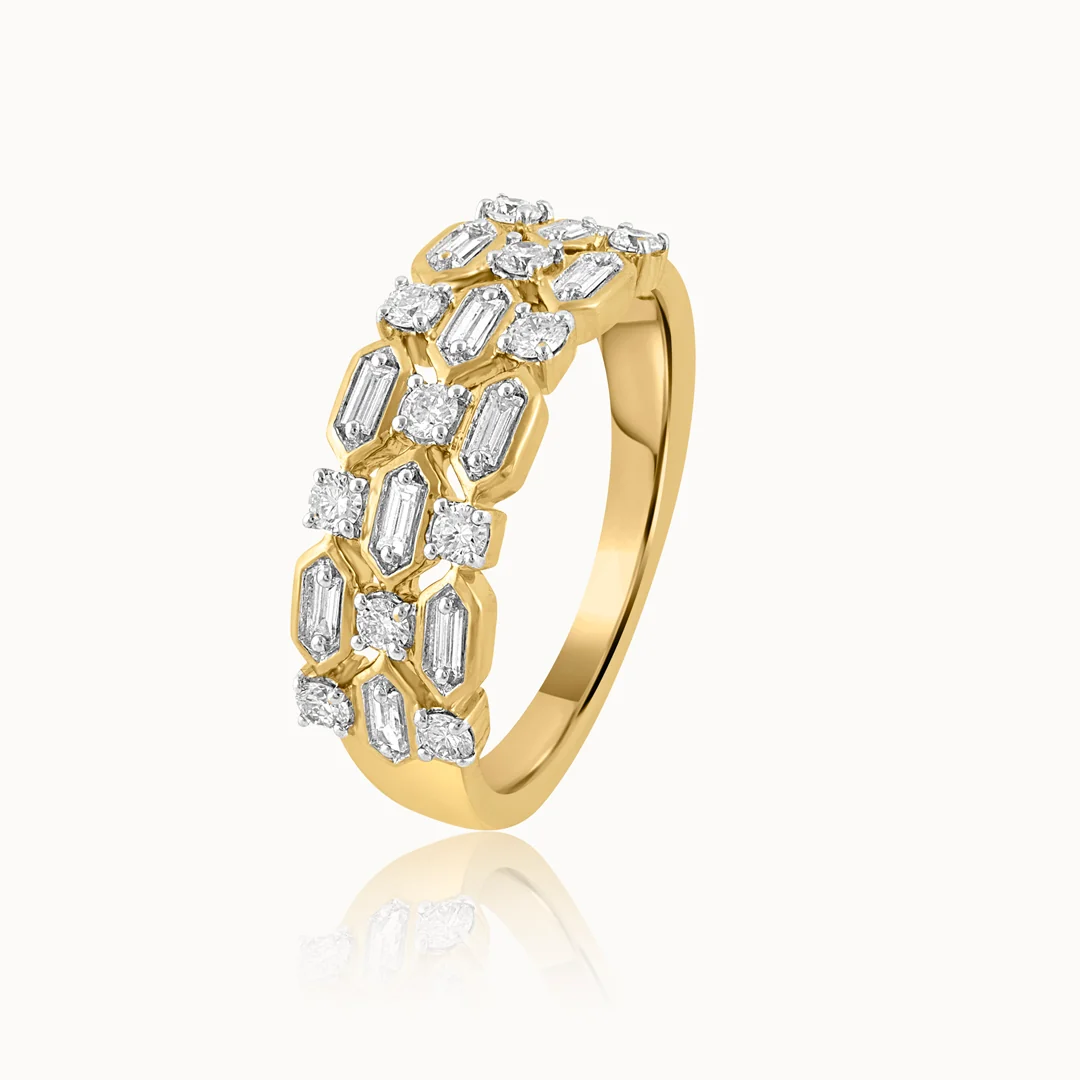 Station Baguette Diamond Band - Image 3