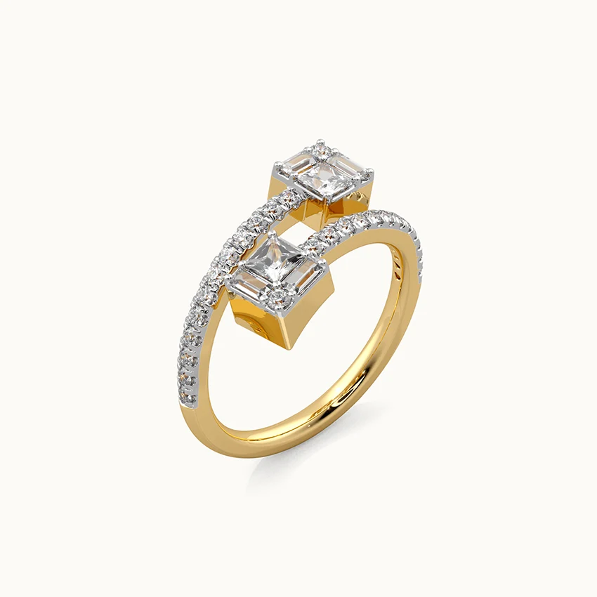 Subtle Wrap Diamond Ring - Image 5