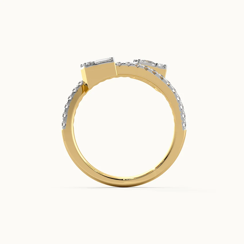 Subtle Wrap Diamond Ring - Image 6