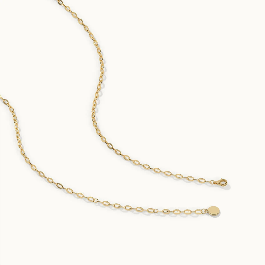 Sun Disc Diamond Necklace - Image 7
