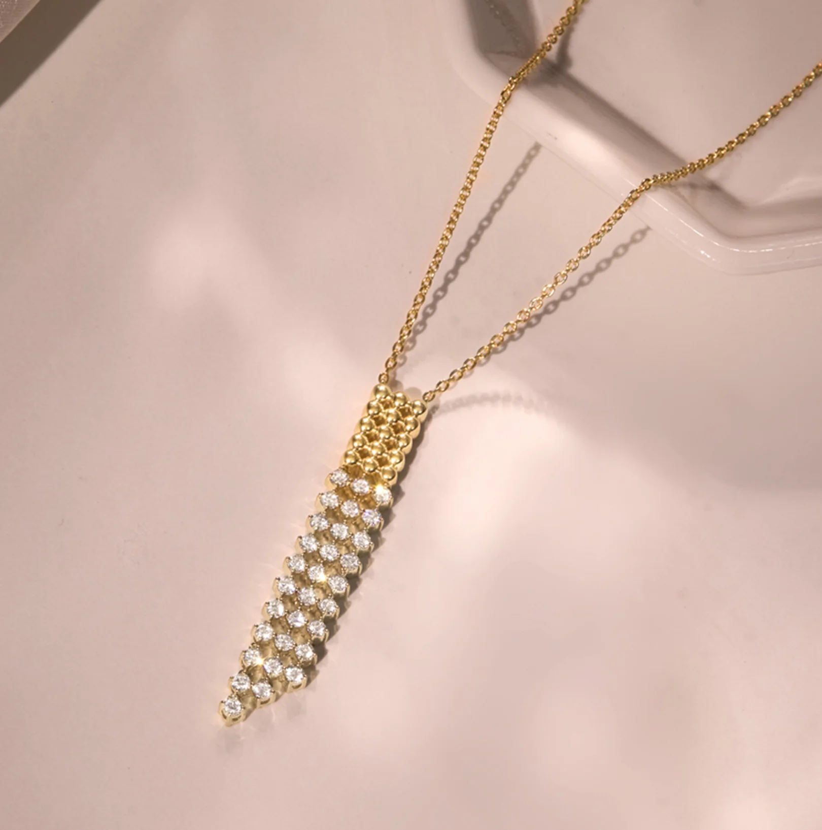 The Lightfall Line Diamond Necklace