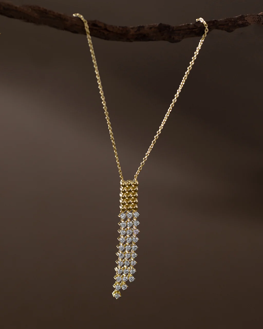 The Lightfall Line Diamond Necklace - Image 5