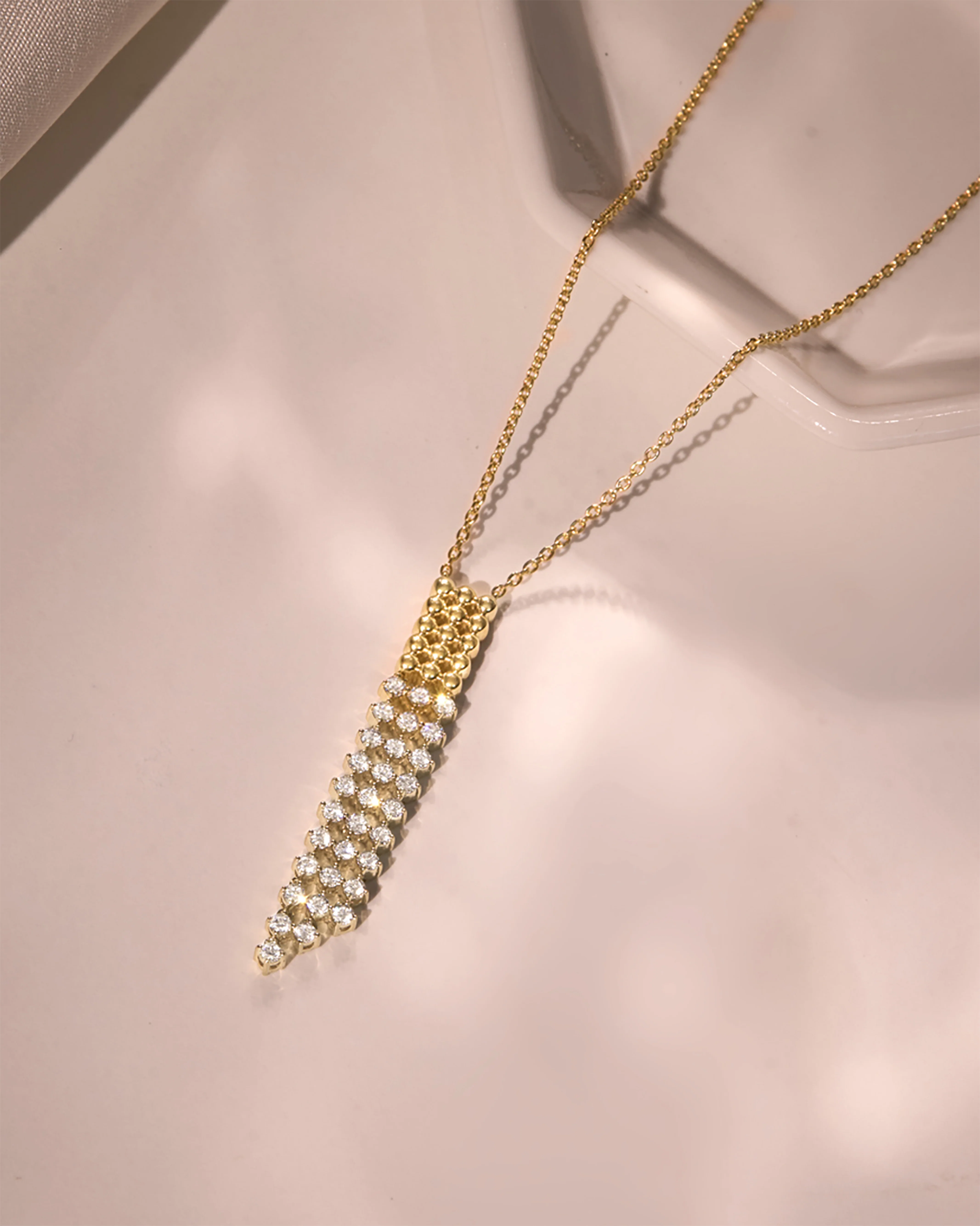 The Lightfall Line Diamond Necklace - Image 6