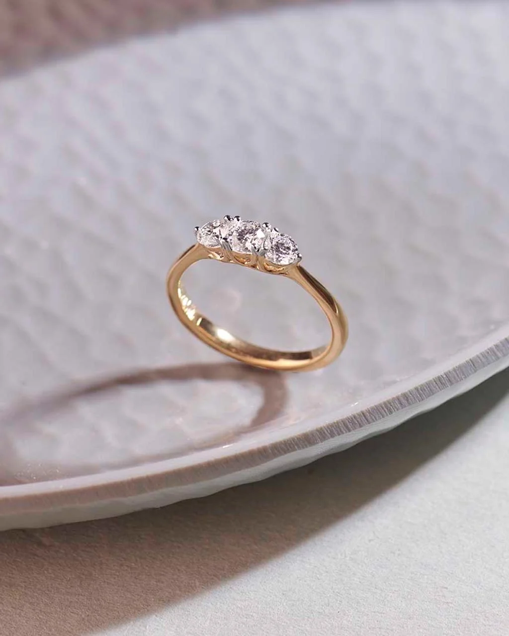 Three Stone Diamond Ring - Image 5