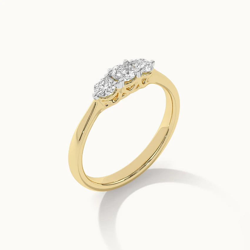 Three Stone Diamond Ring - Image 6