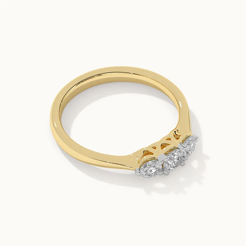 Three Stone Diamond Ring - Image 7