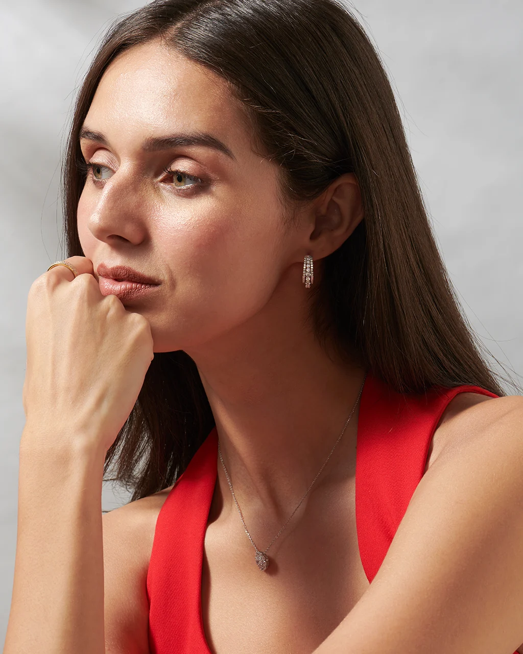 Timeless Diamond Hoops - Image 4