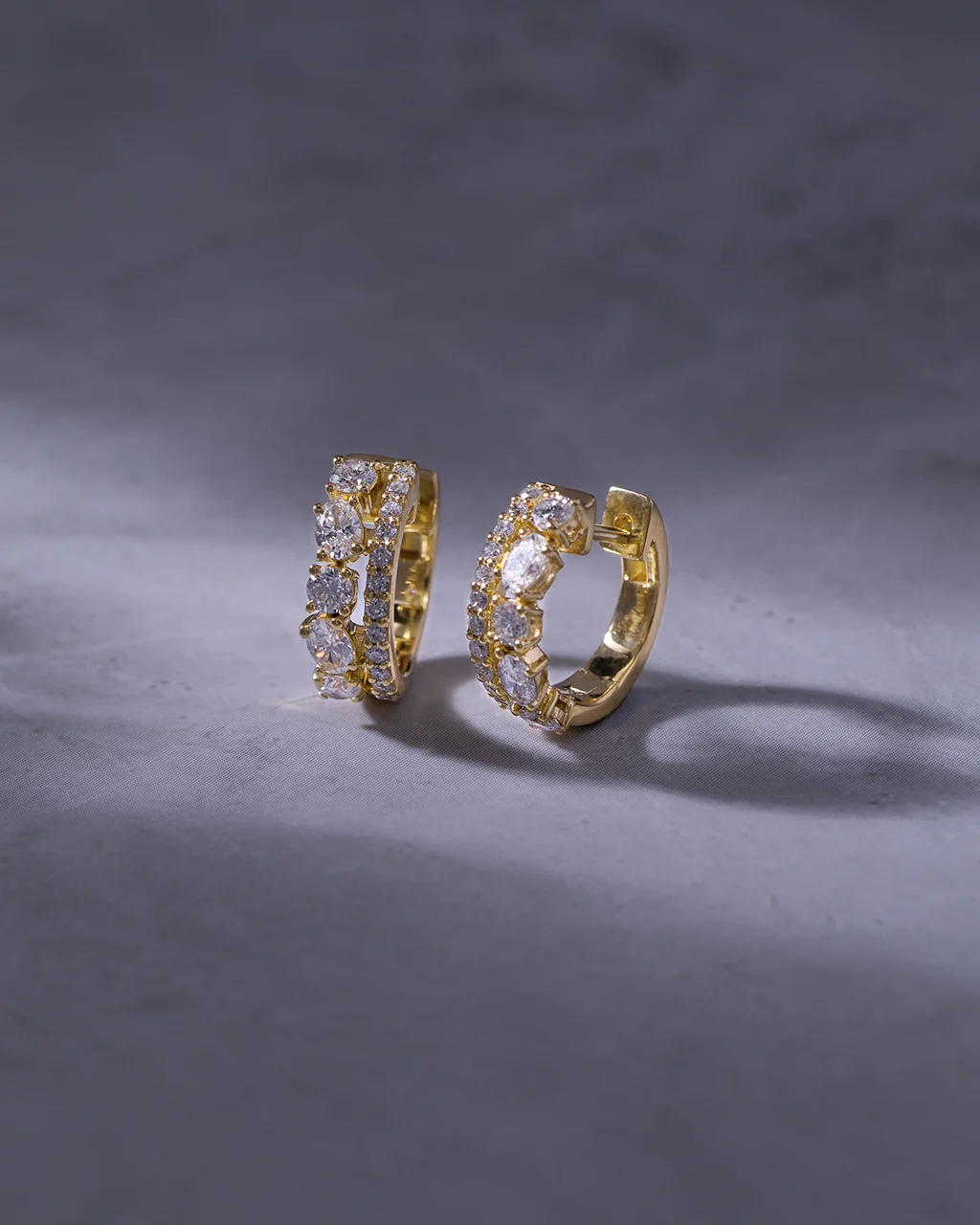Twinkle Diamond Hoops - Image 5