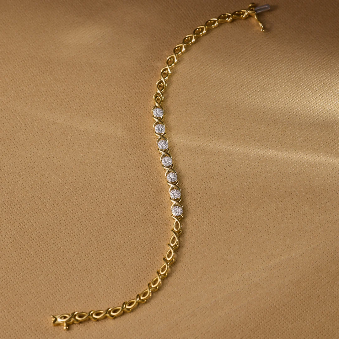 Twinkle Link Diamond Bracelet