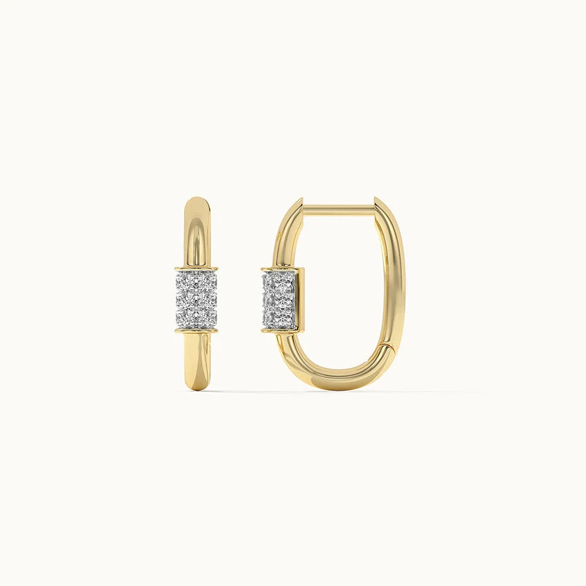 Twirl Diamond Hoops - Image 5
