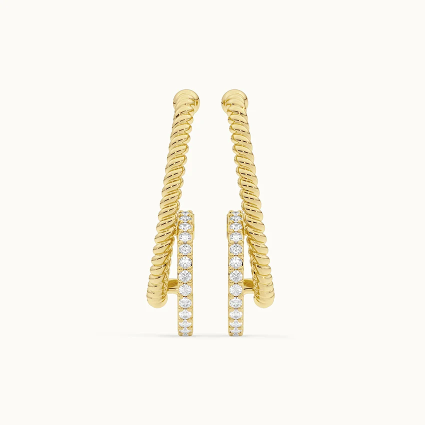 Twist Diamond Ear Suspender - Image 6