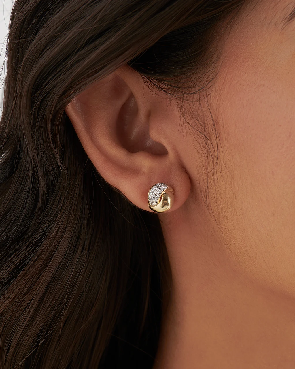 Twisted Luxe Diamond Studs - Image 2
