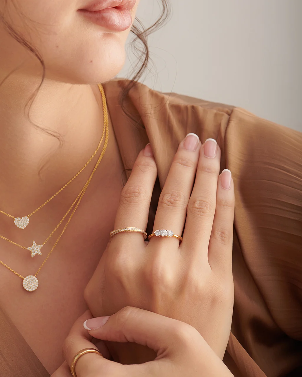Twisted Stackable Diamond Band - Image 4