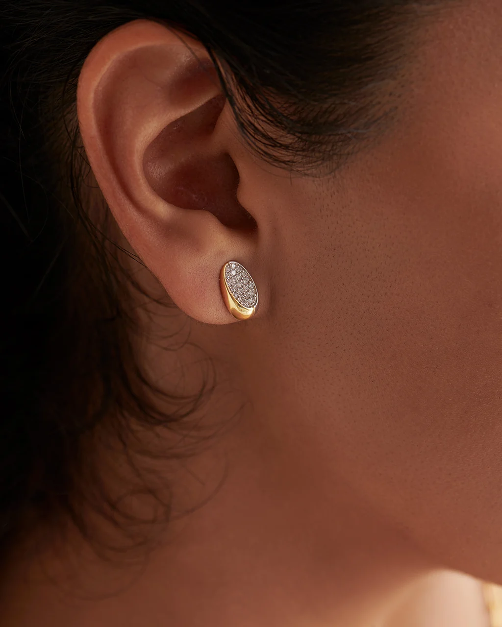 Two-Tone Oval Studs - Image 2
