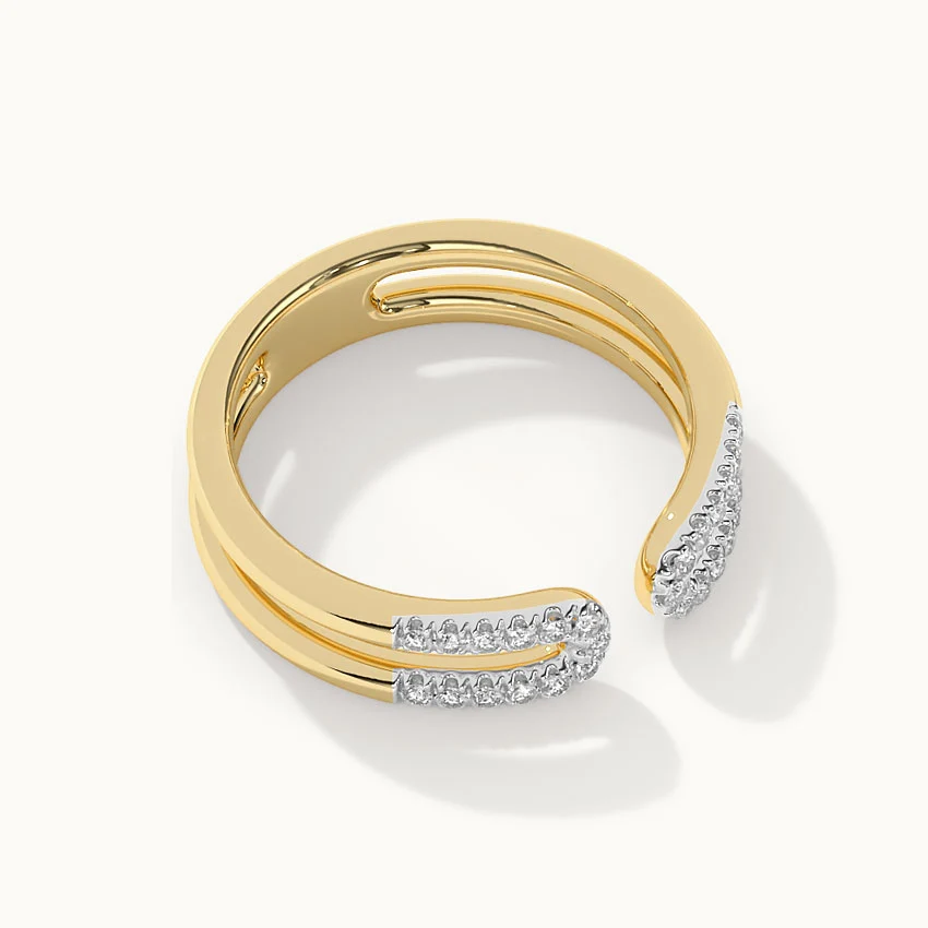 U-pin Diamond Open Band - Image 6