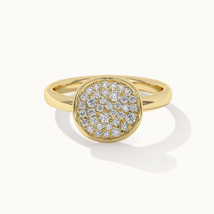 Wave Cluster Diamond Ring - Image 3