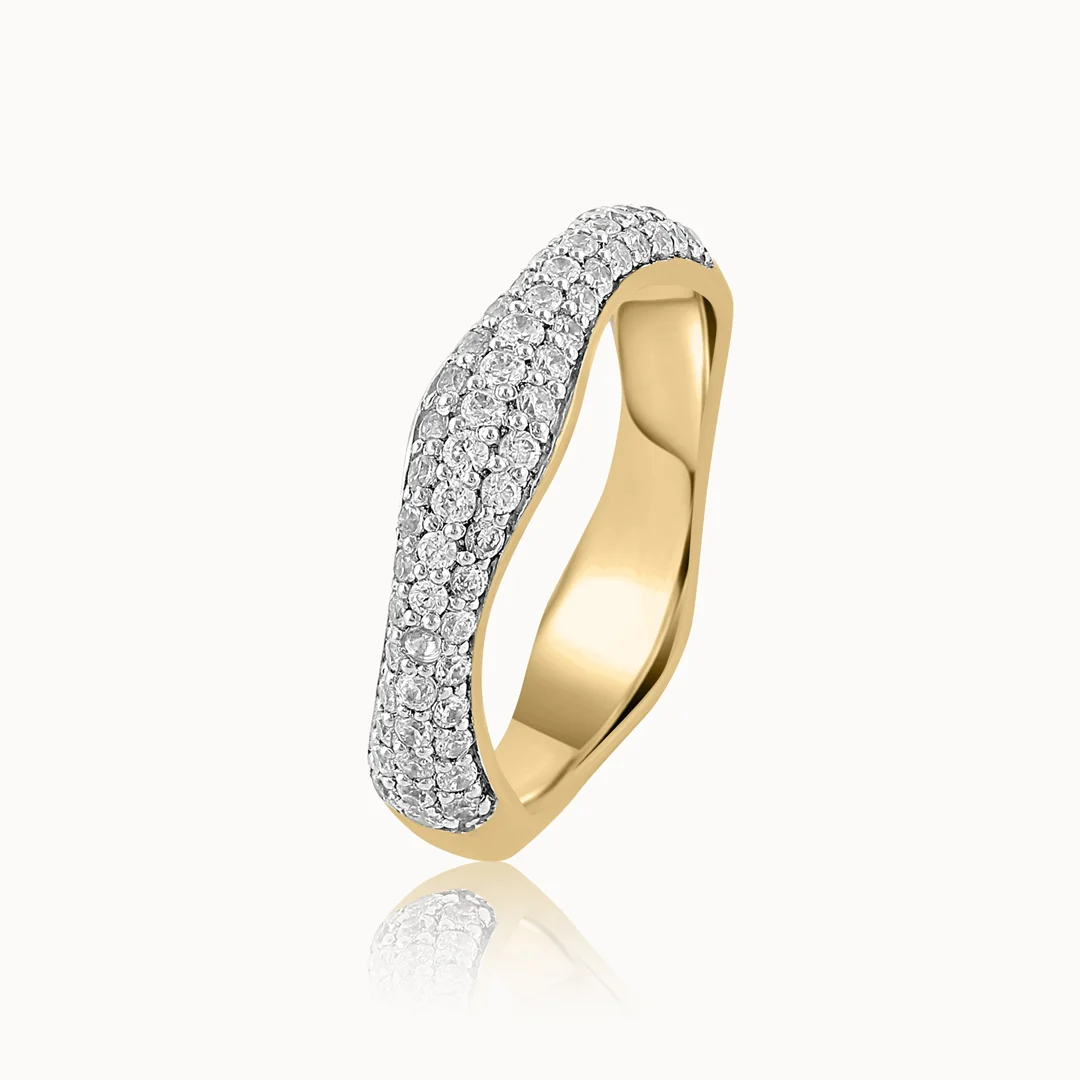 Wave Pave Diamond Band - Image 3