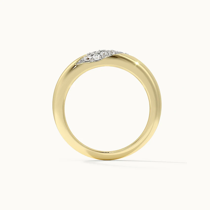 Wave Pave Diamond Ring - Image 6