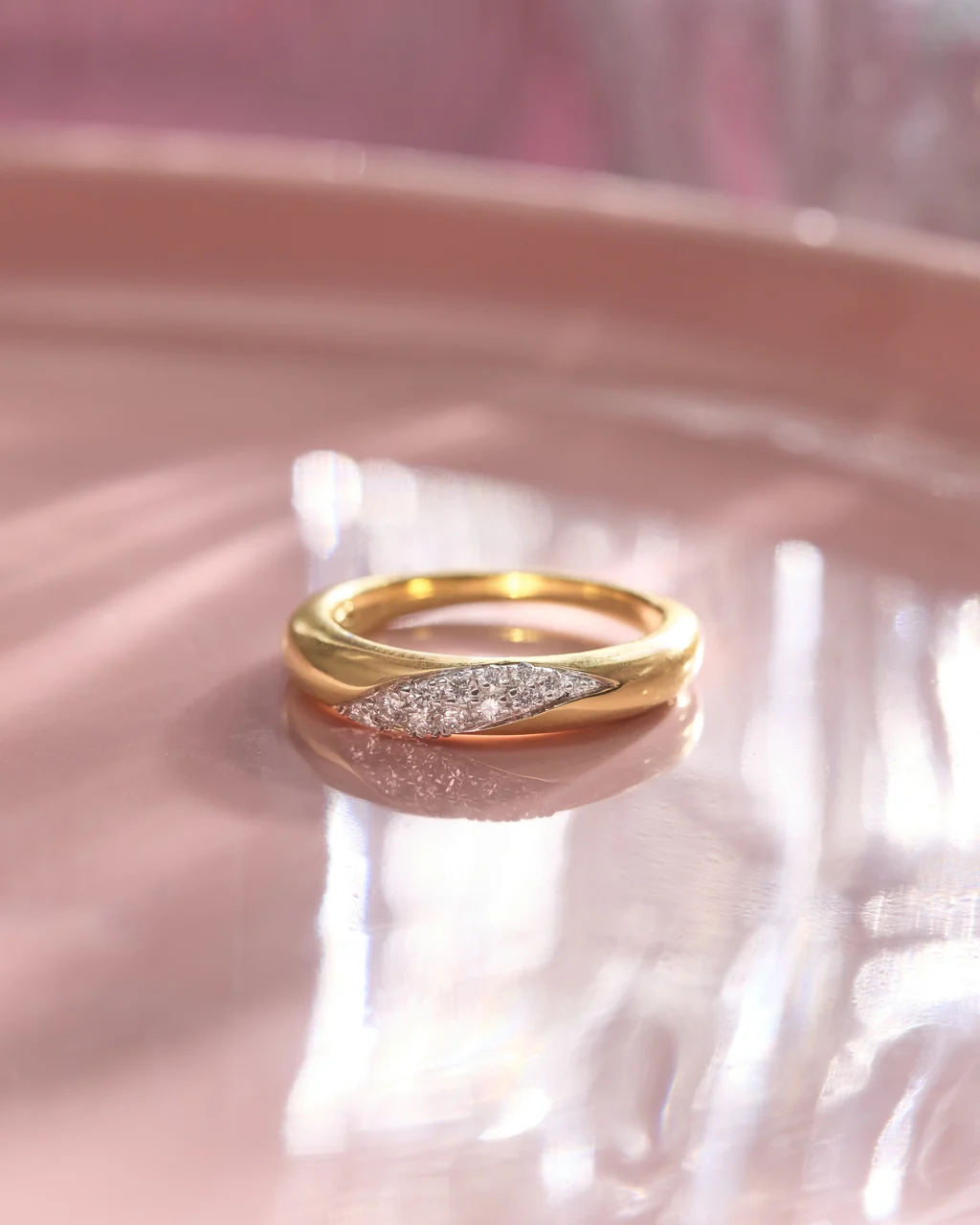 Wave Pave Diamond Ring - Image 7