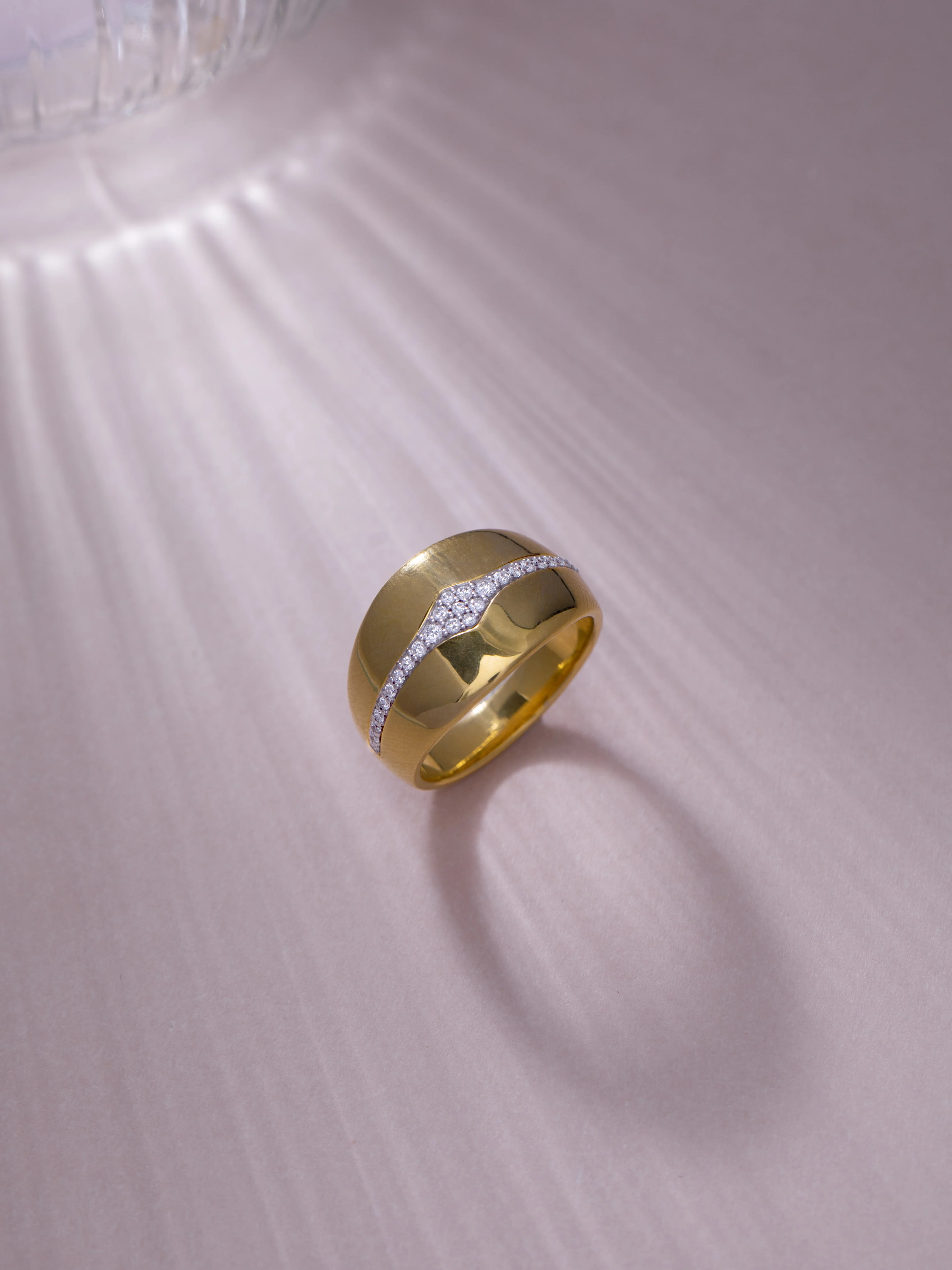 Wide Bold Diamond Ring - Image 5