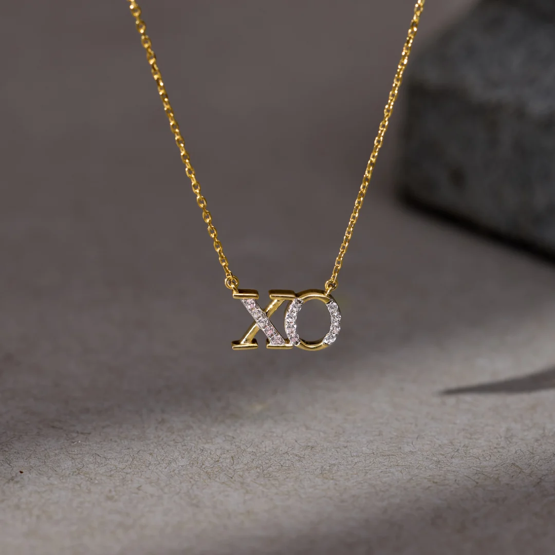 XO Diamond Necklace